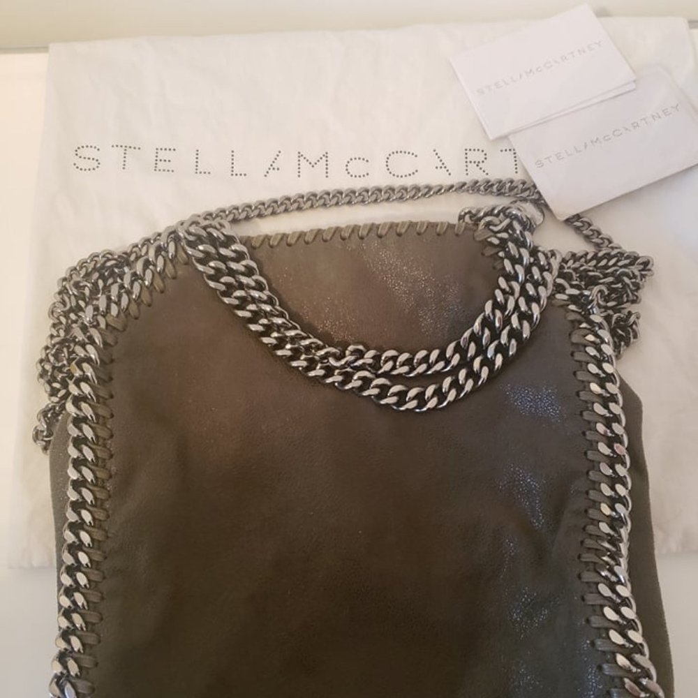 STELLA Mccartney small tote falabella green